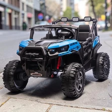 Двухместный детский электромобиль M 6368EBLR-4(24V) багги синий